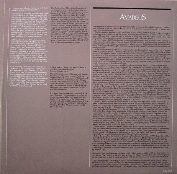 Sir Neville Marriner, The Academy Of St. Martin-in-the-Fields - Amadeus (Original Soundtrack Recording)