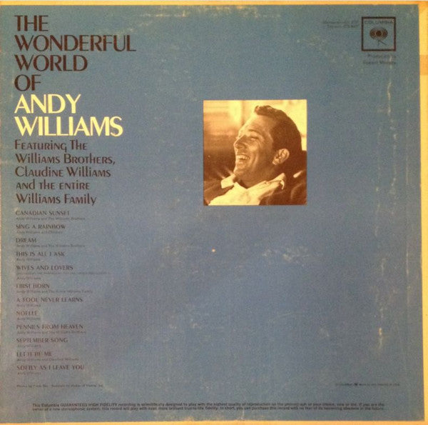 Andy Williams - The Wonderful World Of Andy Williams