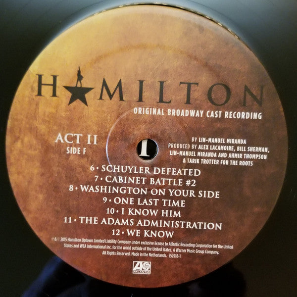 Hamilton: An American Musical (Original Broadway Cast Recording) - secondary