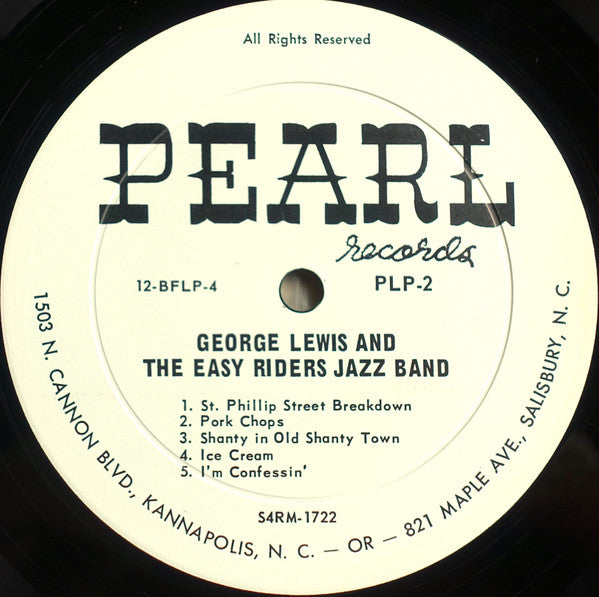 George Lewis (2), The Easy Riders Jazz Band - In Concert