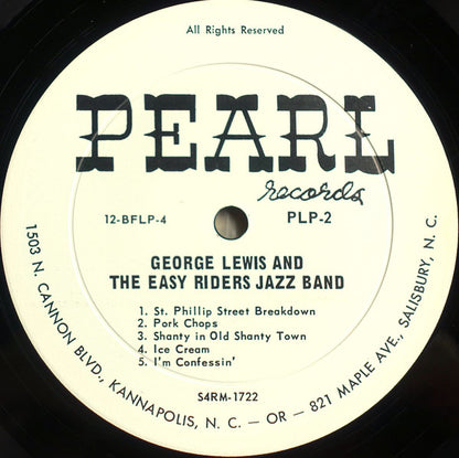 George Lewis, The Easy Riders Jazz Band - In Concert