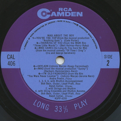 André Previn - Mad About The Boy