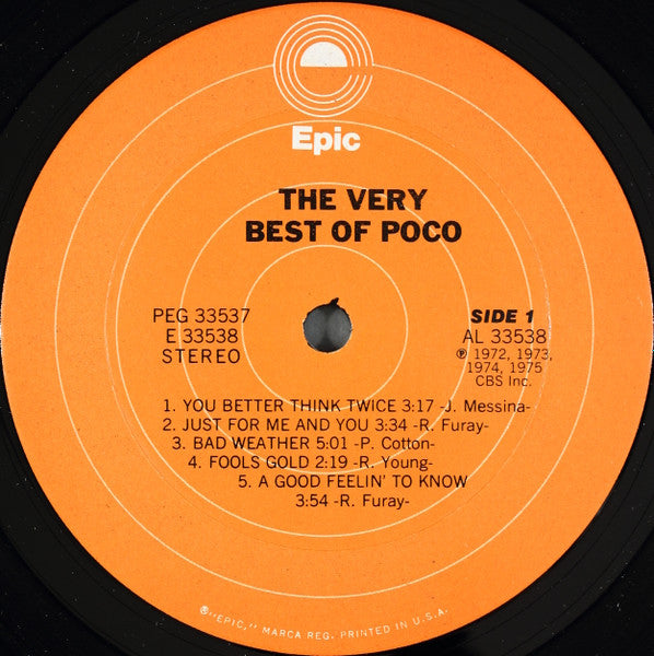 The Very Best Of Poco - secondary