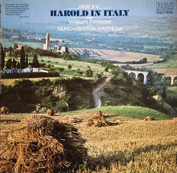 Hector Berlioz, Boston Symphony Orchestra, Charles Munch, William Primrose - Harold In Italy