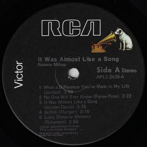 It Was Almost Like A Song - secondary