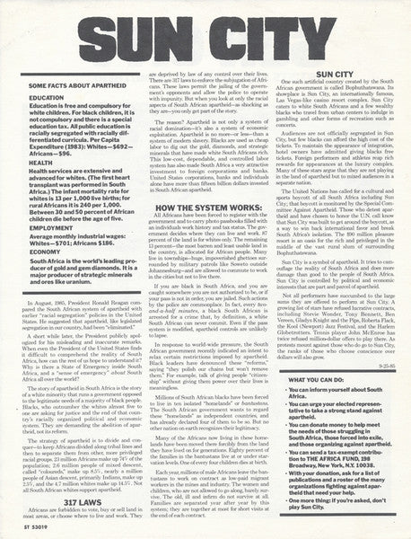 Sun City - secondary