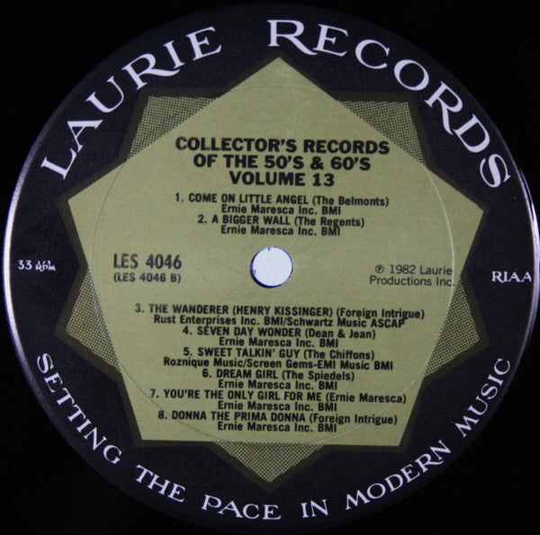 Collector's Records Of The 50's And 60's Vol. 13 - secondary