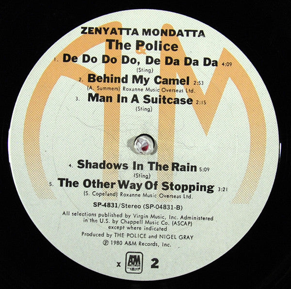 Zenyatta Mondatta - secondary
