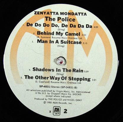 Zenyatta Mondatta - secondary