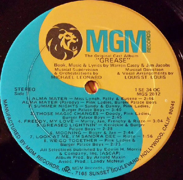 Grease - The Original Broadway Cast Album - secondary