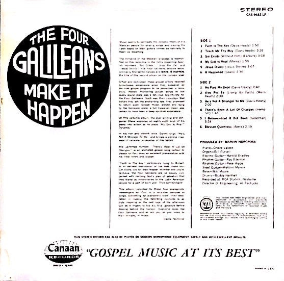 The Four Galileans - Make It Happen