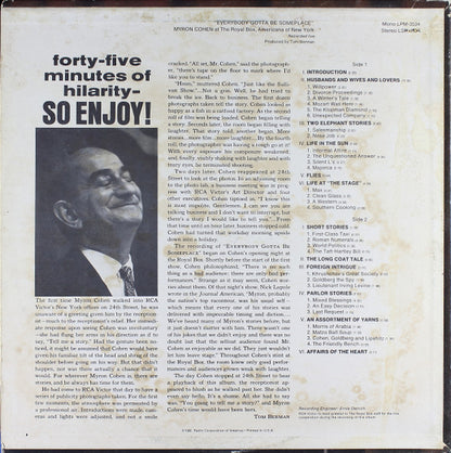 Myron Cohen - Everybody Gotta Be Someplace