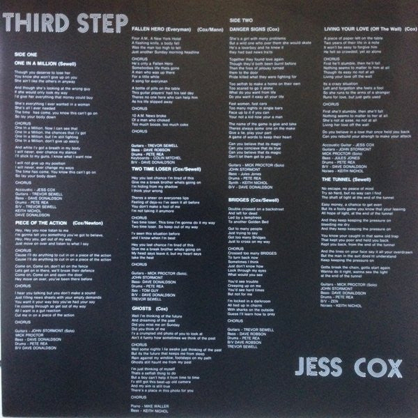 Jess Cox - Third Step