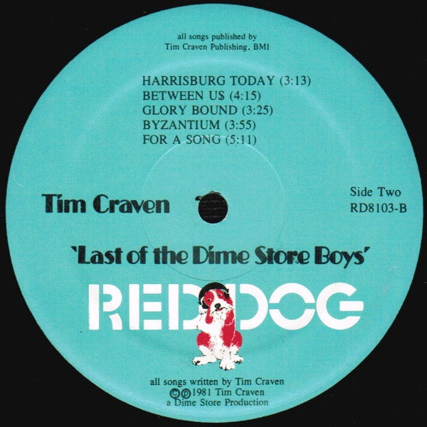 Tim Craven (2) - Last Of The Dime Store Boys