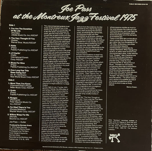 At The Montreux Jazz Festival 1975 - secondary