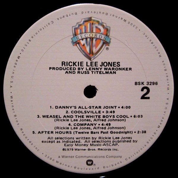 Rickie Lee Jones - secondary