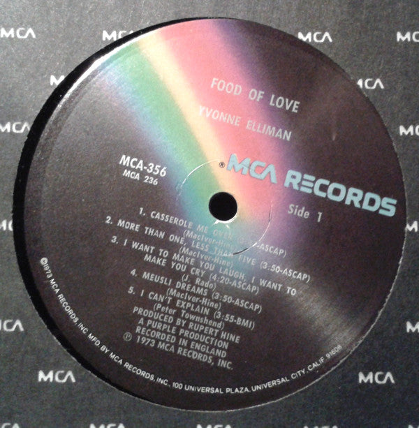 Yvonne Elliman - Food Of Love