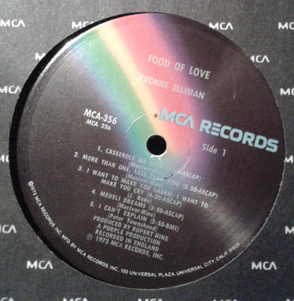 Yvonne Elliman - Food Of Love