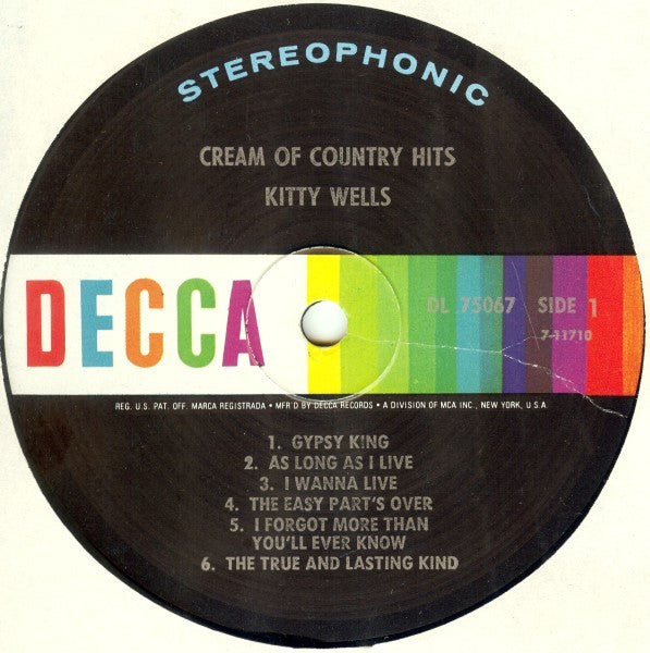 Kitty Wells - Cream Of Country Hits