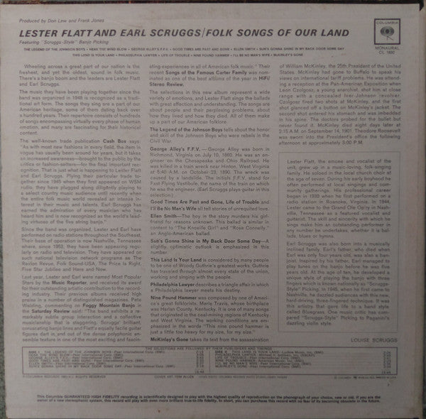 Flatt & Scruggs - Folk Songs Of Our Land