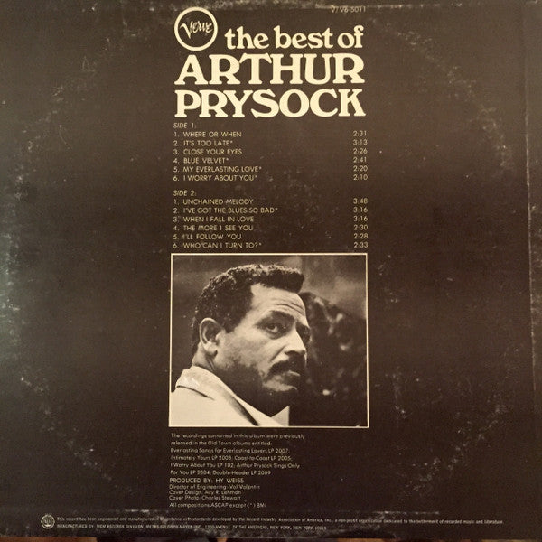 Arthur Prysock - The Best Of Arthur Prysock
