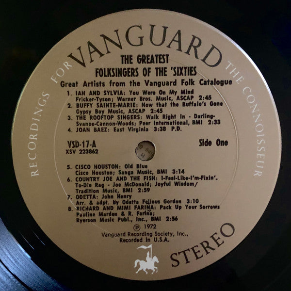 Greatest Folksingers Of The 'Sixties - secondary