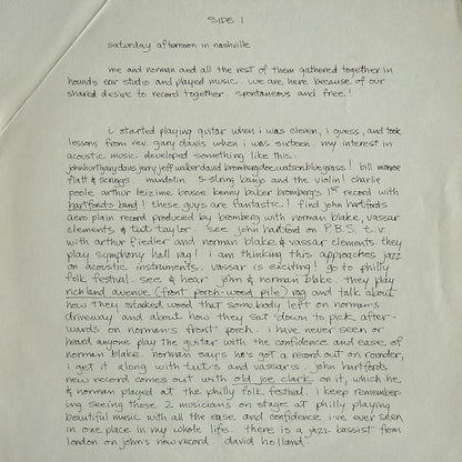 Norman Blake / Tut Taylor / Sam Bush / Butch Robins / Vassar Clements / David Holland / Jethro Burns - secondary