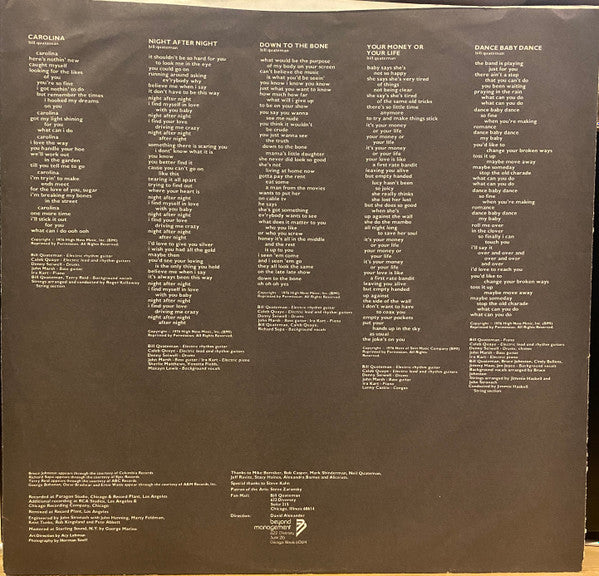 Bill Quateman - Night After Night