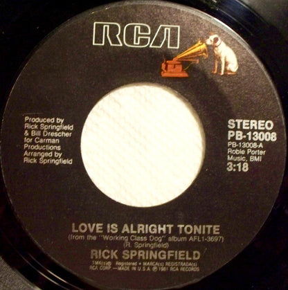 Love Is Alright Tonite / Everybody's Girl - secondary