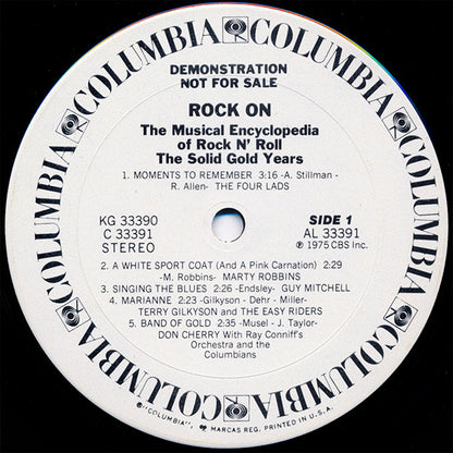 Rock On The Musical Encyclopedia Of Rock N' Roll The Solid Gold Years - secondary