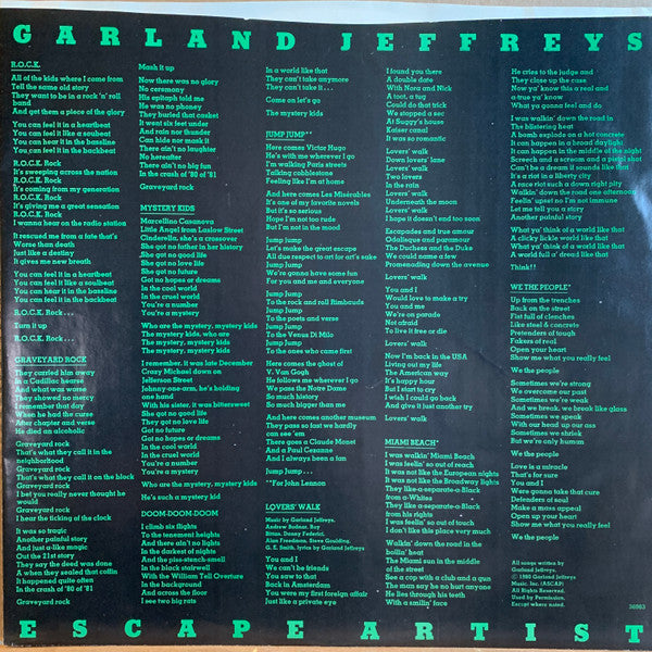 Escape Artist - secondary