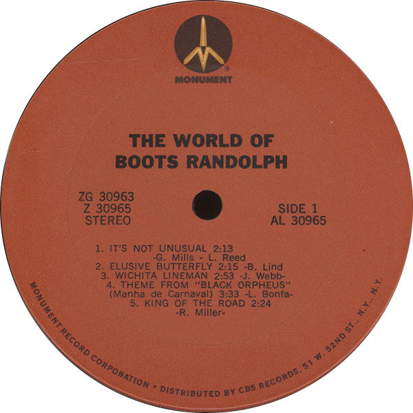 Boots Randolph - The World Of Boots Randolph