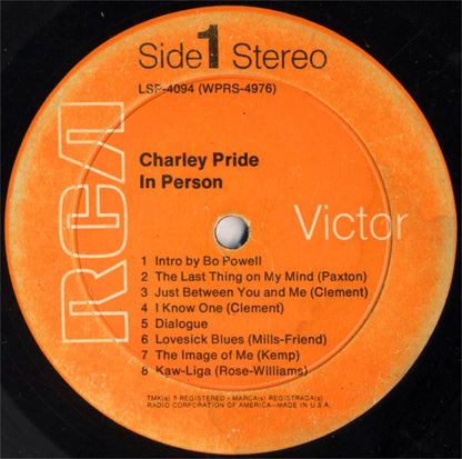 Charley Pride - In Person