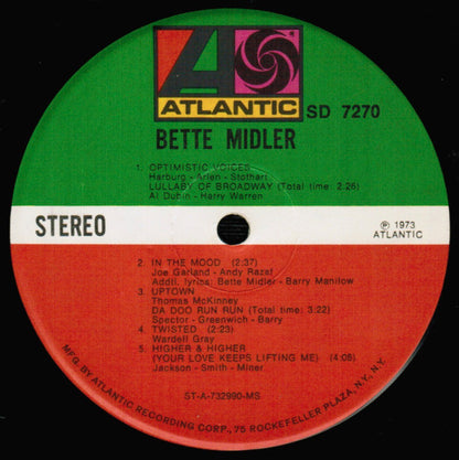 Bette Midler - secondary