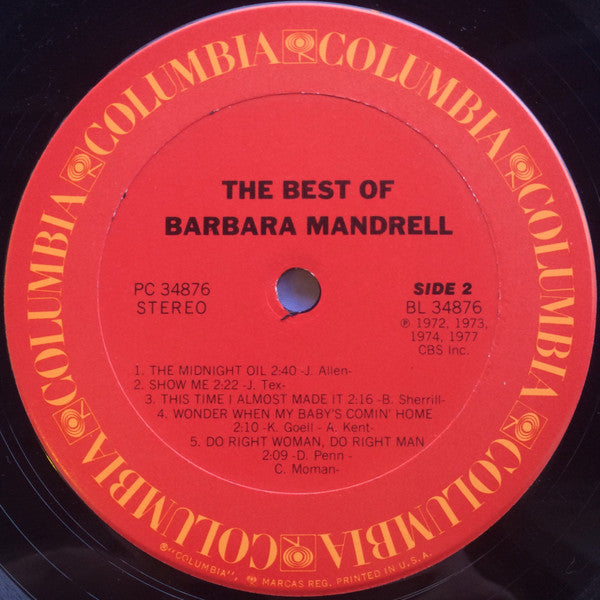 Barbara Mandrell - The Best Of Barbara Mandrell