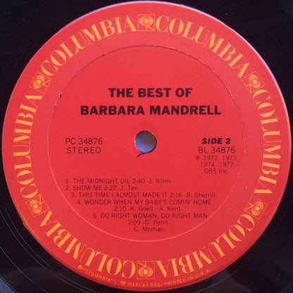 The Best Of Barbara Mandrell - secondary