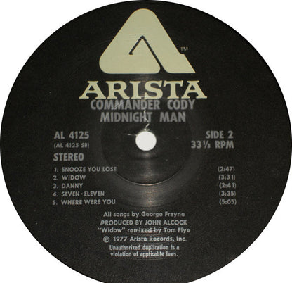 Commander Cody Band - Rock 'N Roll Again