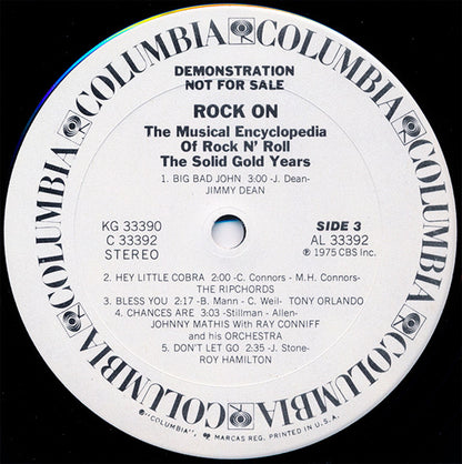 Rock On The Musical Encyclopedia Of Rock N' Roll The Solid Gold Years - secondary