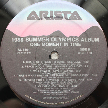 Various - 1988 Summer Olympics Album: One Moment In Time