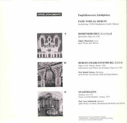 Registervorführungen Und Werke Alter Meister - secondary