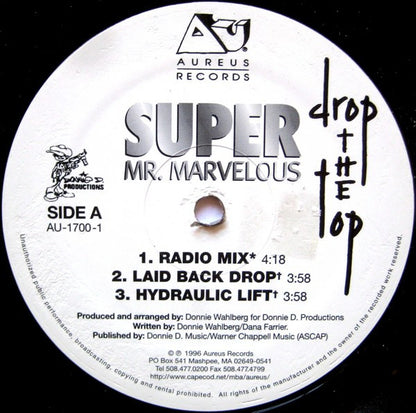 12" Single: Super Mr. Marvelous - Drop The Top
