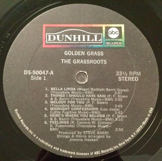 Golden Grass: Their Greatest Hits - secondary