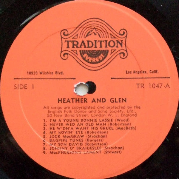 Various - Heather And Glen (Songs And Melodies Of Highland And Lowland Scotland)