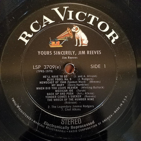 Jim Reeves - Yours Sincerely, Jim Reeves