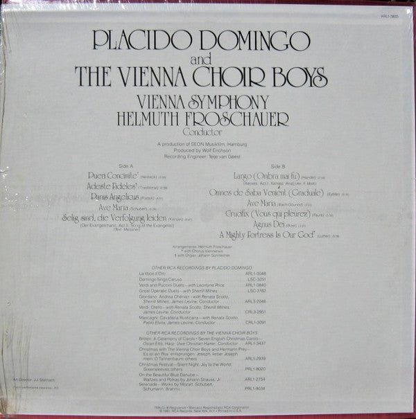Placido Domingo, Die Wiener Sängerknaben, Wiener Symphoniker, Helmuth Froschauer - Placido Domingo And The Vienna Choir Boys