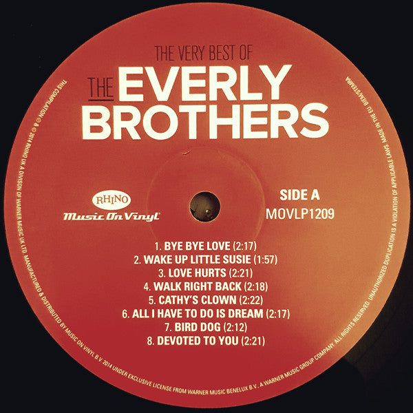 The Very Best Of The Everly Brothers - secondary