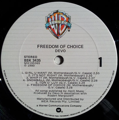 Freedom Of Choice - secondary