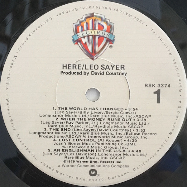 Leo Sayer - Here