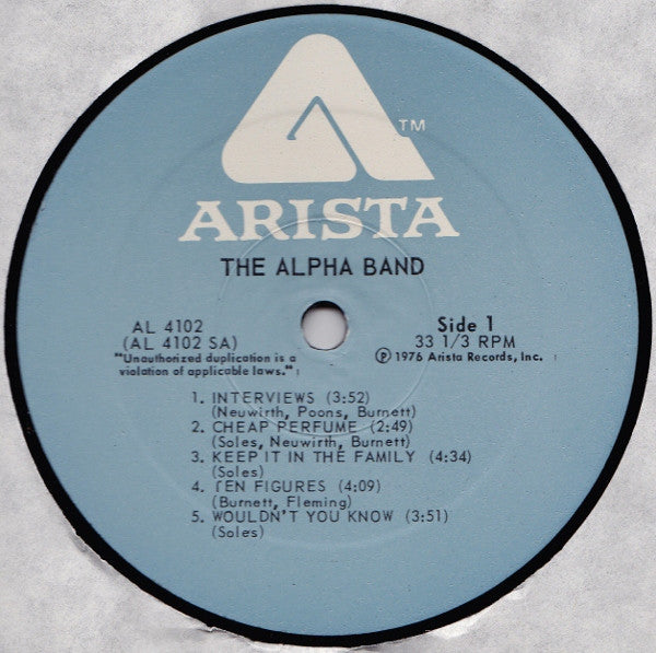 The Alpha Band - secondary