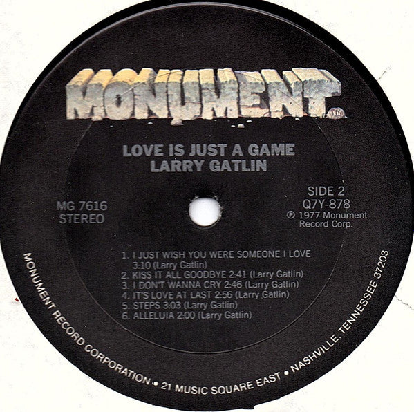 Larry Gatlin - Love Is Just A Game